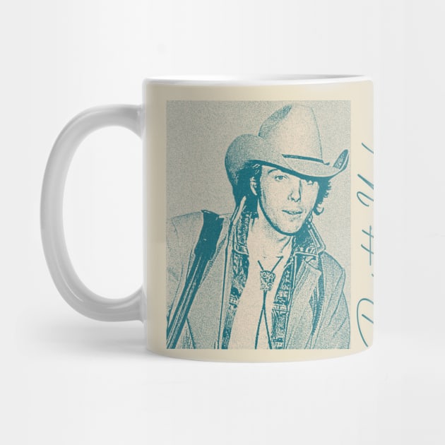 Dwight Yoakam / Vintage Style Original Fan Design by unknown_pleasures